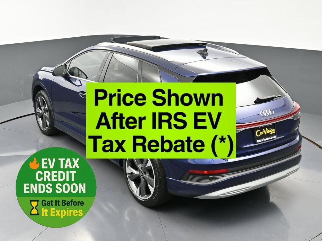 used 2022 Audi Q4 e-tron car, priced at $20,499