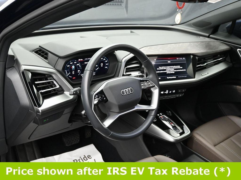 used 2022 Audi Q4 e-tron car, priced at $20,499