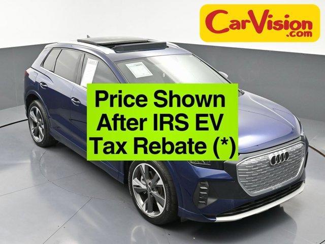 used 2022 Audi Q4 e-tron car, priced at $20,499