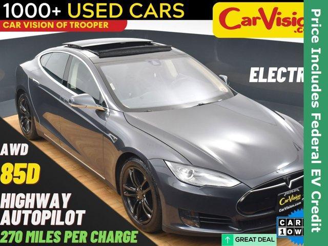 used 2015 Tesla Model S car, priced at $19,499