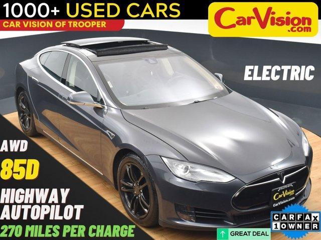 used 2015 Tesla Model S car, priced at $20,499