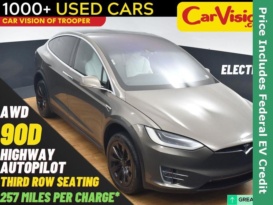 used 2016 Tesla Model X car, priced at $18,999