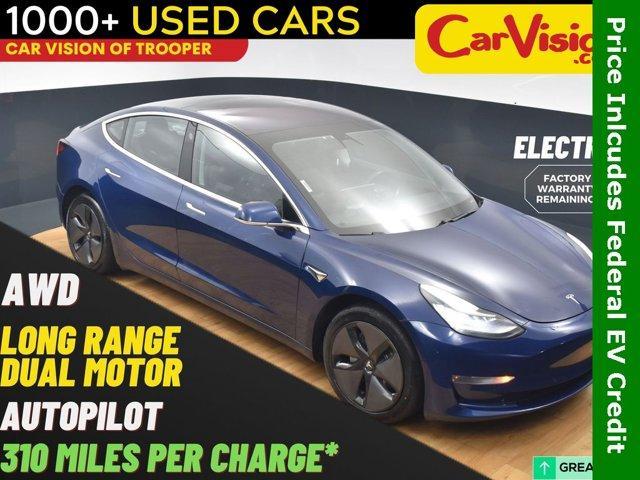 used 2018 Tesla Model 3 car, priced at $15,999