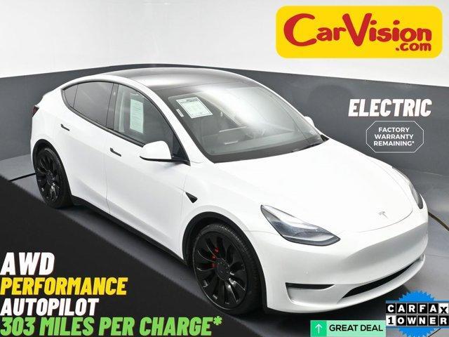 used 2022 Tesla Model Y car, priced at $29,499