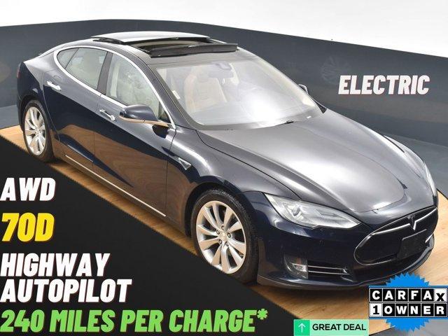 used 2015 Tesla Model S car, priced at $14,999