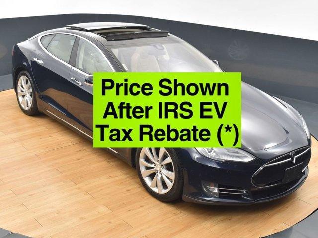 used 2015 Tesla Model S car, priced at $13,999