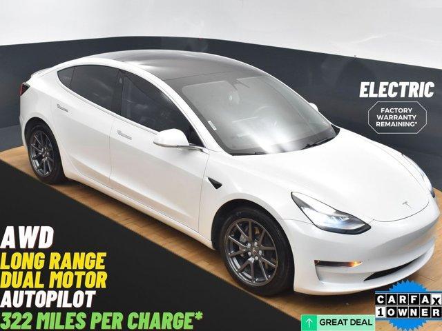 used 2020 Tesla Model 3 car, priced at $19,999