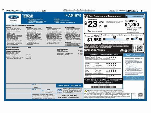 used 2022 Ford Edge car, priced at $18,999