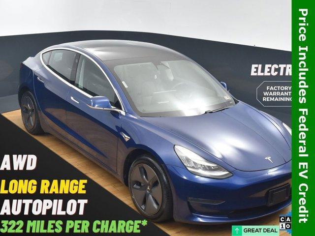 used 2020 Tesla Model 3 car, priced at $18,999