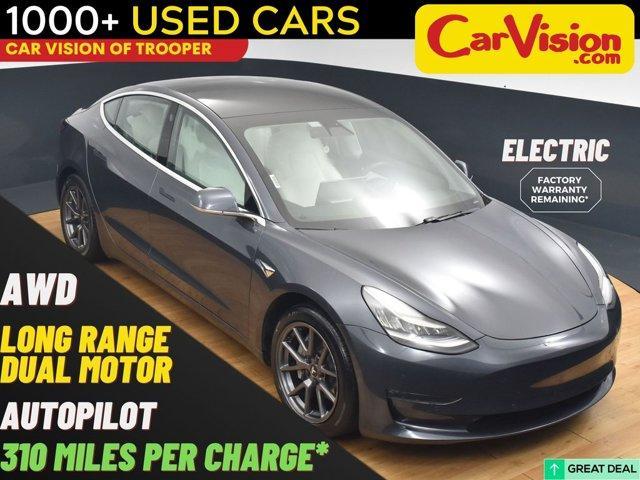 used 2019 Tesla Model 3 car, priced at $18,999