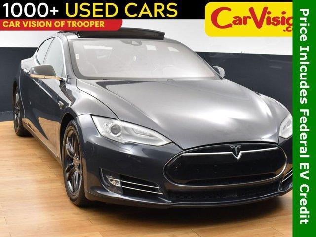 used 2015 Tesla Model S car, priced at $13,999