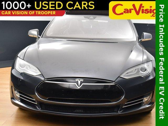 used 2015 Tesla Model S car, priced at $13,999