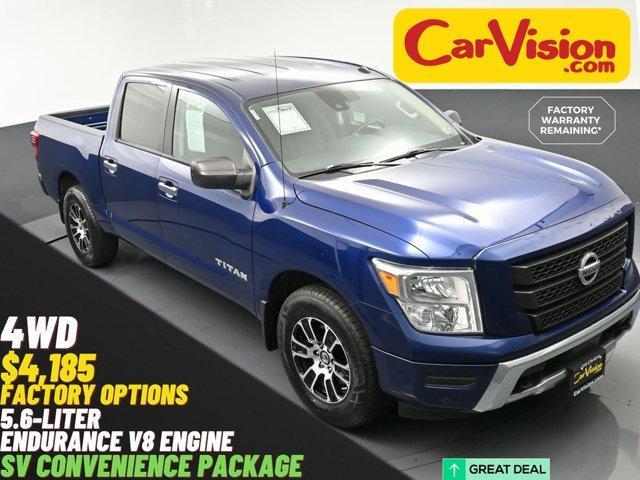 used 2021 Nissan Titan car, priced at $26,999