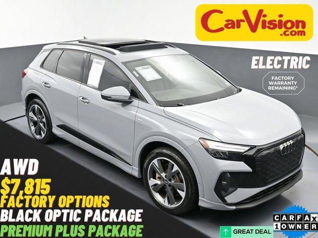 used 2024 Audi Q4 e-tron car, priced at $27,999