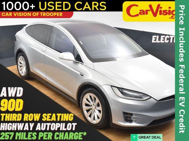 used 2016 Tesla Model X car, priced at $19,999