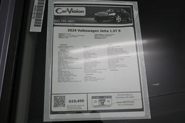 used 2024 Volkswagen Jetta car, priced at $15,999