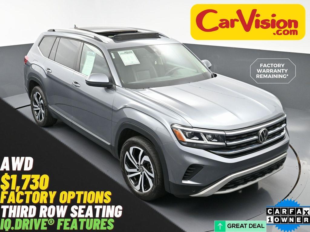 used 2022 Volkswagen Atlas car, priced at $29,999