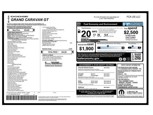 used 2019 Dodge Grand Caravan car, priced at $9,999