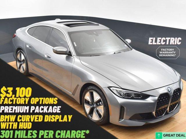 used 2022 BMW i4 Gran Coupe car, priced at $31,999