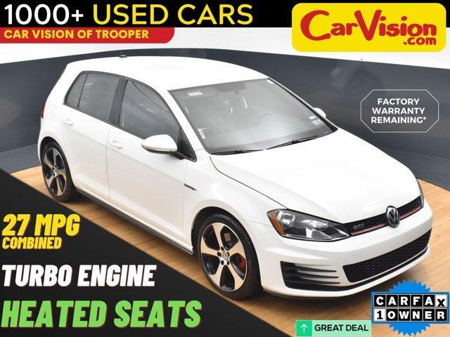 used 2017 Volkswagen Golf GTI car, priced at $13,499