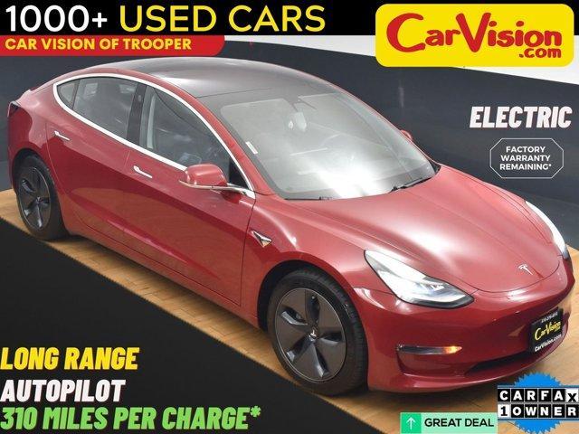 used 2018 Tesla Model 3 car, priced at $18,999