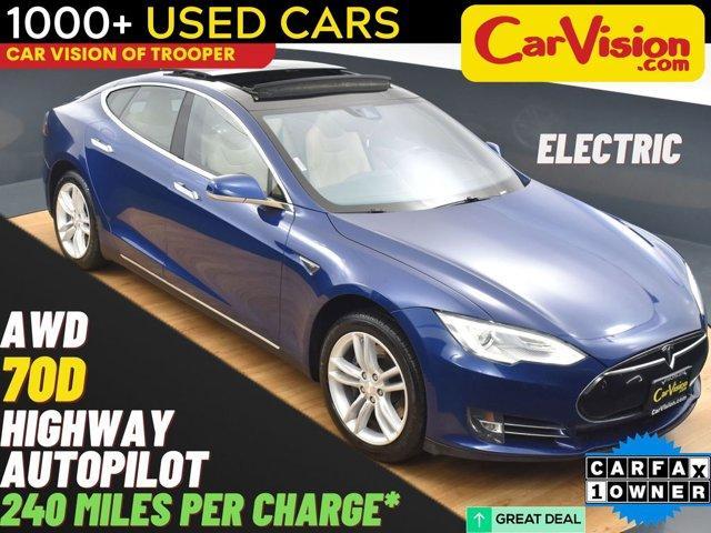 used 2015 Tesla Model S car, priced at $13,999