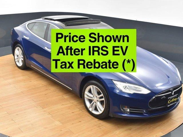 used 2015 Tesla Model S car, priced at $12,999