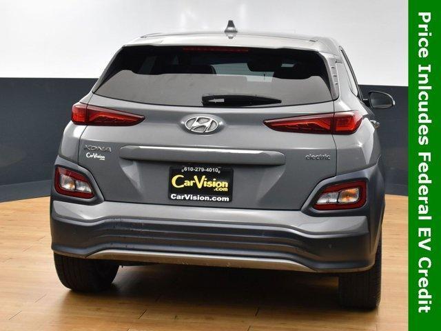 used 2021 Hyundai Kona EV car, priced at $15,499