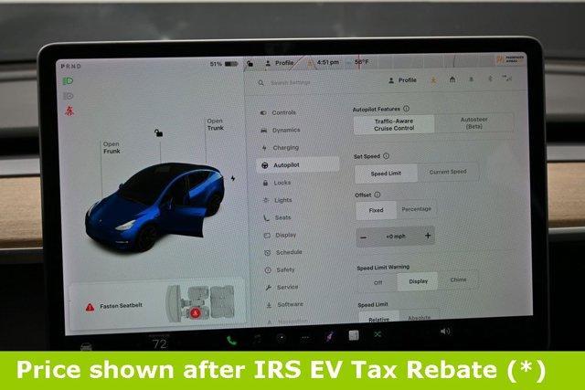 used 2021 Tesla Model Y car, priced at $19,999