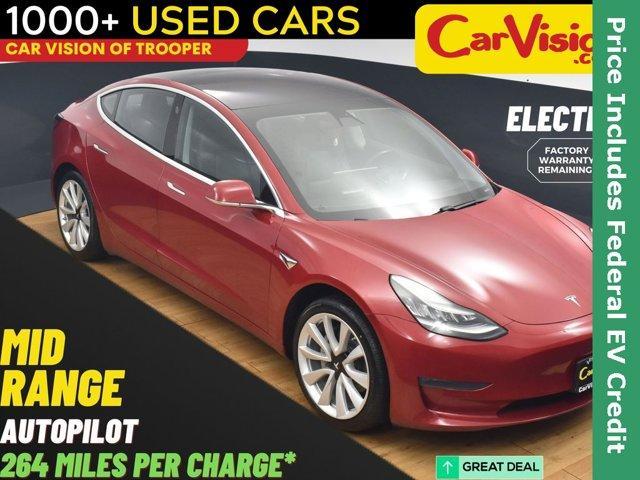 used 2018 Tesla Model 3 car, priced at $17,999