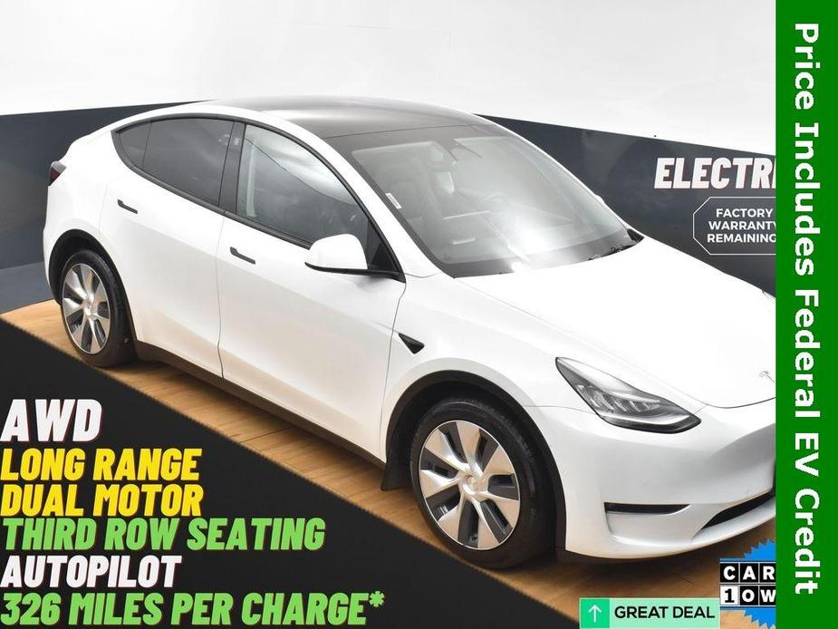 used 2021 Tesla Model Y car, priced at $19,999