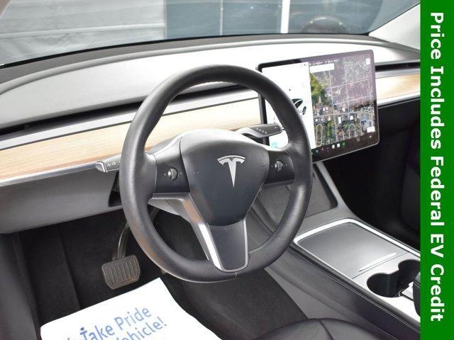 used 2021 Tesla Model Y car, priced at $19,999