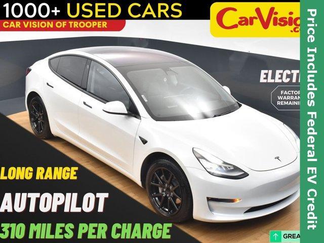 used 2018 Tesla Model 3 car, priced at $19,999