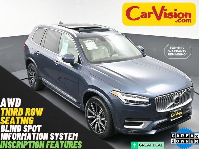 used 2022 Volvo XC90 car, priced at $34,499