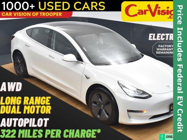 used 2019 Tesla Model 3 car, priced at $16,499