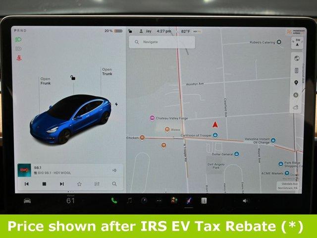used 2020 Tesla Model 3 car, priced at $14,999