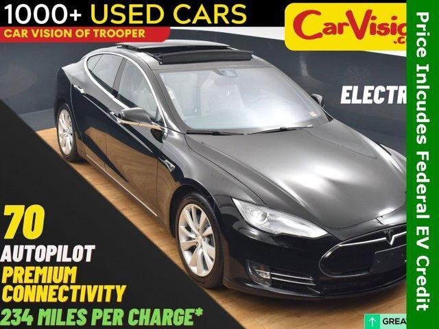 used 2015 Tesla Model S car, priced at $14,899