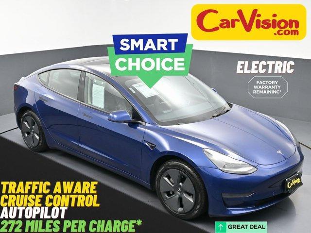 used 2022 Tesla Model 3 car, priced at $18,999