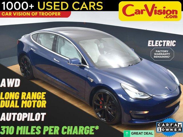 used 2018 Tesla Model 3 car, priced at $17,999