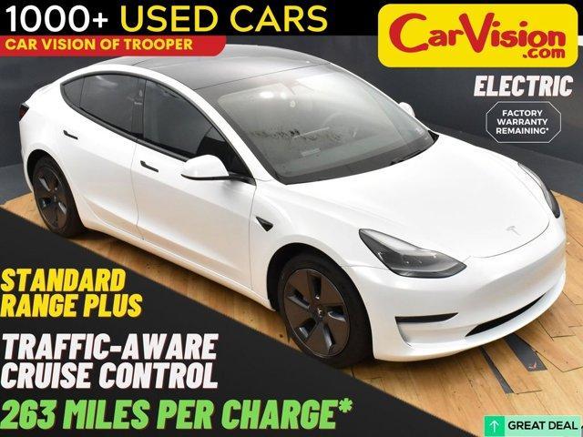 used 2021 Tesla Model 3 car, priced at $19,999