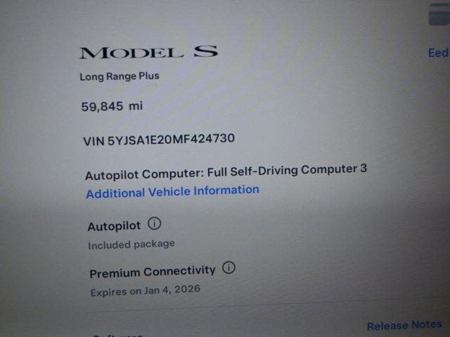 used 2021 Tesla Model S car, priced at $32,998