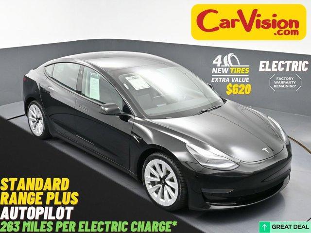 used 2021 Tesla Model 3 car, priced at $19,999