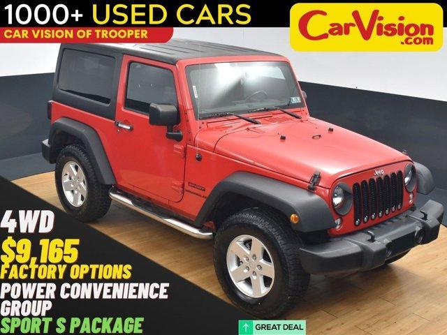 used 2017 Jeep Wrangler car, priced at $16,999