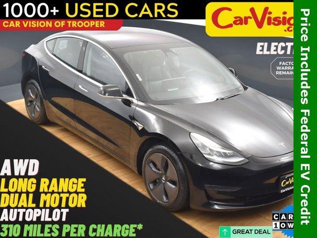 used 2018 Tesla Model 3 car, priced at $18,999