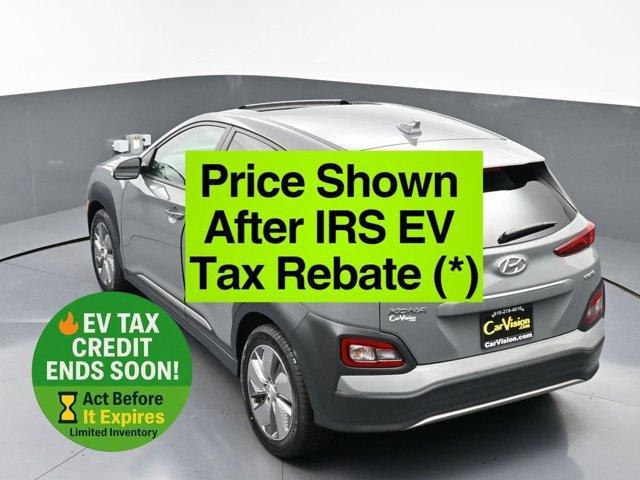 used 2021 Hyundai Kona EV car, priced at $13,499