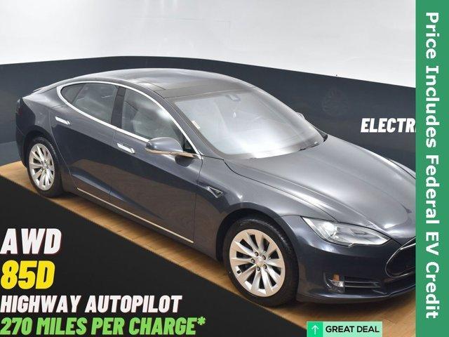 used 2015 Tesla Model S car, priced at $17,999