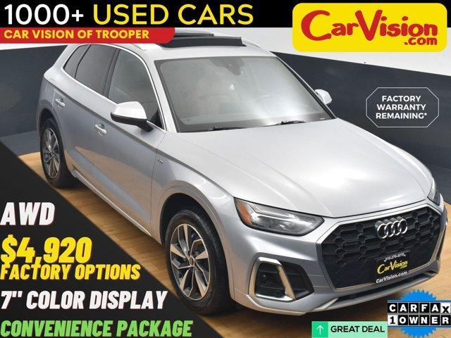 used 2022 Audi Q5 car, priced at $24,999