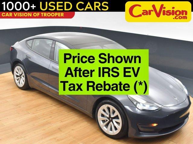 used 2023 Tesla Model 3 car, priced at $15,999