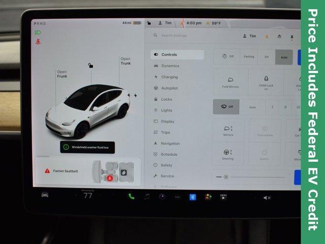 used 2021 Tesla Model Y car, priced at $19,999