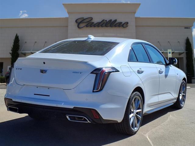 new 2025 Cadillac CT4 car, priced at $44,190